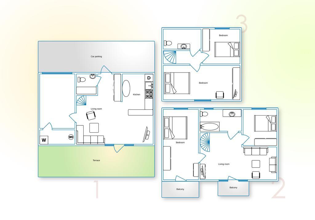 Family Inn Cottage With Terrace Παλάγκα Εξωτερικό φωτογραφία